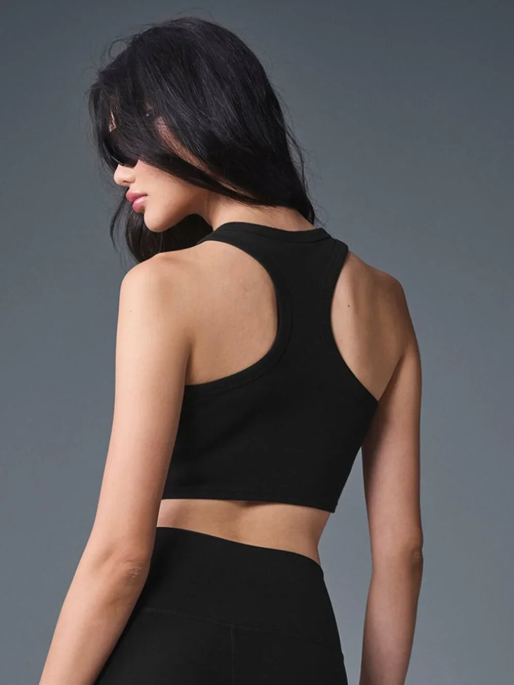 Women Aspire Tank Top Black White Alo Yoga FREE SHIPPING NEW Activewear